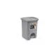 Elegance Pattumiera 6 Lt con finitura Midollino Stefanplast 3010
