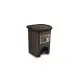 Elegance Pattumiera 6 Lt con finitura Midollino Stefanplast 3010