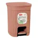 Domus Pattumiera Mocha Mousse 6L &ndash; plastica rigenerata Stefanplast 90404