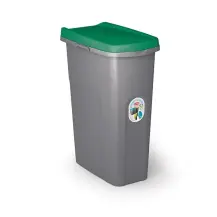 Pattumiera 40 Lt Verde in plastica – Sistema di raccolta… Stefanplast 70781