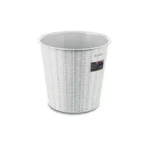 Cestino getta carte rattan bianco 10Lt Stefanplast 29700