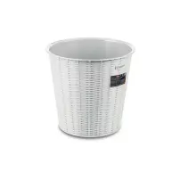 Cestino getta carte rattan bianco 10Lt Stefanplast 29700