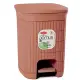 Domus Pattumiera Mocha Mousse 20L in plastica rigenerata Stefanplast 90304