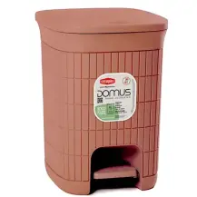 Domus Pattumiera Mocha Mousse 20L in plastica rigenerata Stefanplast 90304