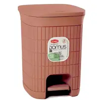 Domus Pattumiera Mocha Mousse 20L in plastica rigenerata Stefanplast 90304