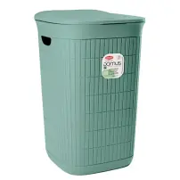 Portabiancheria Domus 50L Verde – Plastica rigenerata Stefanplast 90202