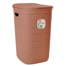 Portabiancheria Domus 50L Mocha Mousse – Plastica… Stefanplast 90204
