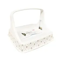 Portatovaglioli Tosca Bianco/Tortora Stefanplast 55800