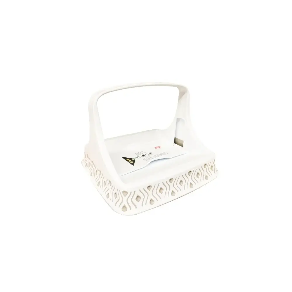 Portatovaglioli Tosca Bianco/Tortora Stefanplast 55800