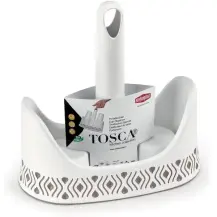 Portabicchieri Tosca Bianco/Tortora Stefanplast 55900