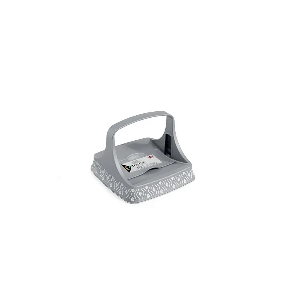 Portatovaglioli Tosca Bianco/Grigio Stefanplast 55802