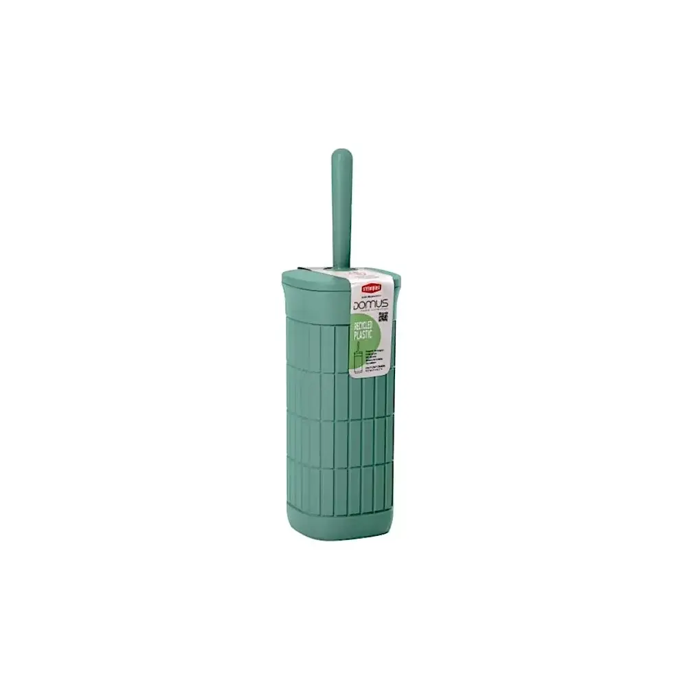 Portascopino Domus Verde – Plastica rigenerata 11,5x11,5xh40 cm Stefanplast 90502