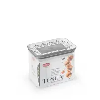 Barattolo Rett Tosca 1,2Lt Bianco/Grigio Stefanplast 55604