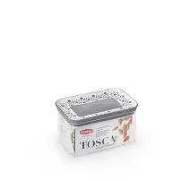 Barattolo Rett Tosca 0,7 Lt Bianco/Grigio Stefanplast 55554