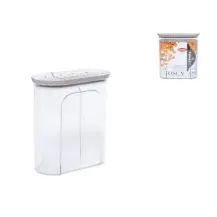 Barattolo 2L Tortora Bianco – Portacereali Stefanplast 55010