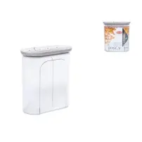 Barattolo 2L Tortora Bianco – Portacereali Stefanplast 55010