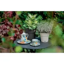 Ethica Vaso 68000 Gesso 15 cm – Vaso riciclato Made in Italy Stefanplast 68000