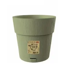 Vaso ETHICA 20 cm Verde Oliva - 100% Riciclato Stefanplast 68052