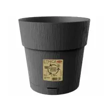 Ethica Vaso Grafite 20cm – 68051 – Vaso Riciclato Stefanplast 68051