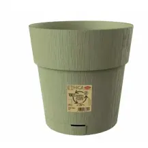 ETHICA Vaso Verde Oliva 25cm – Vaso Riciclato Stefanplast 68102