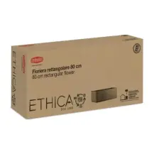 Fioriera Ethica 80 cm verde oliva spalliera – Stefanplast 68602