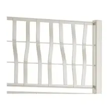 Fioriera Ethica 68600 80 cm Gesso con Spalliera Stefanplast 68600