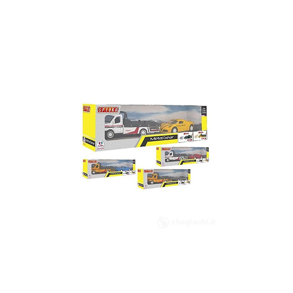 Camion Soccorso Stradale con auto