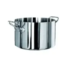 Casseruola Alta Aluinox 24x16 2 Manici - Agnelli