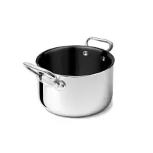 Casseruola Alta Aluinox 2-Ply 16 cm 2 Manici - Agnelli