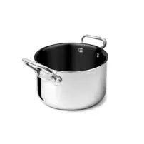 Casseruola Alta Aluinox 2-Ply 16 cm 2 Manici - Agnelli