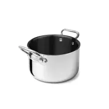 Casseruola Alta Aluinox 2-Ply 20 cm 2 Manici - Agnelli