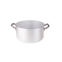 Casseruola Alta Alluminio 32 cm 2 Manici - Agnelli