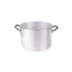 Casseruola Altissima 36 cm Alluminio Professionale 2 Manici Inox - Agn