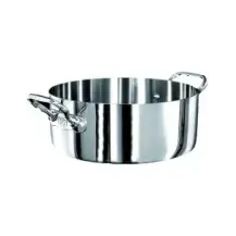 Casseruola Bassa Aluinox 20x8 2 Manici - Agnelli