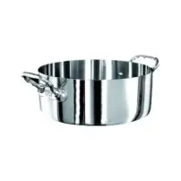 Casseruola Bassa Aluinox 28x11 2 Manici - Agnelli