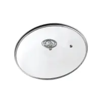 Coperchio Vetro 28 cm Anello Acciaio Induzione - Agnelli