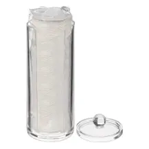 Dispenser Dischetti Cotone 5FIVE 80 Pezzi, 20x7.5 cm