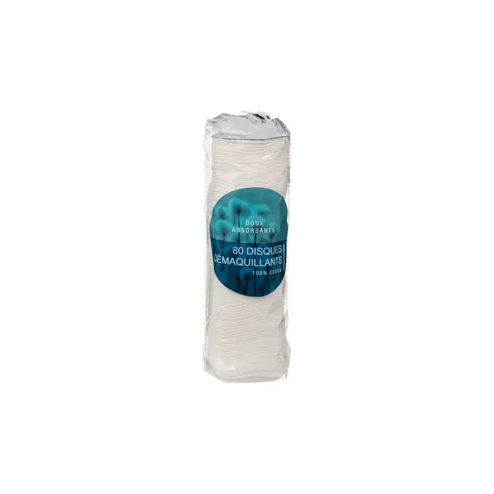 Dispenser Dischetti Cotone 5FIVE 80 Pezzi, 20x7.5 cm