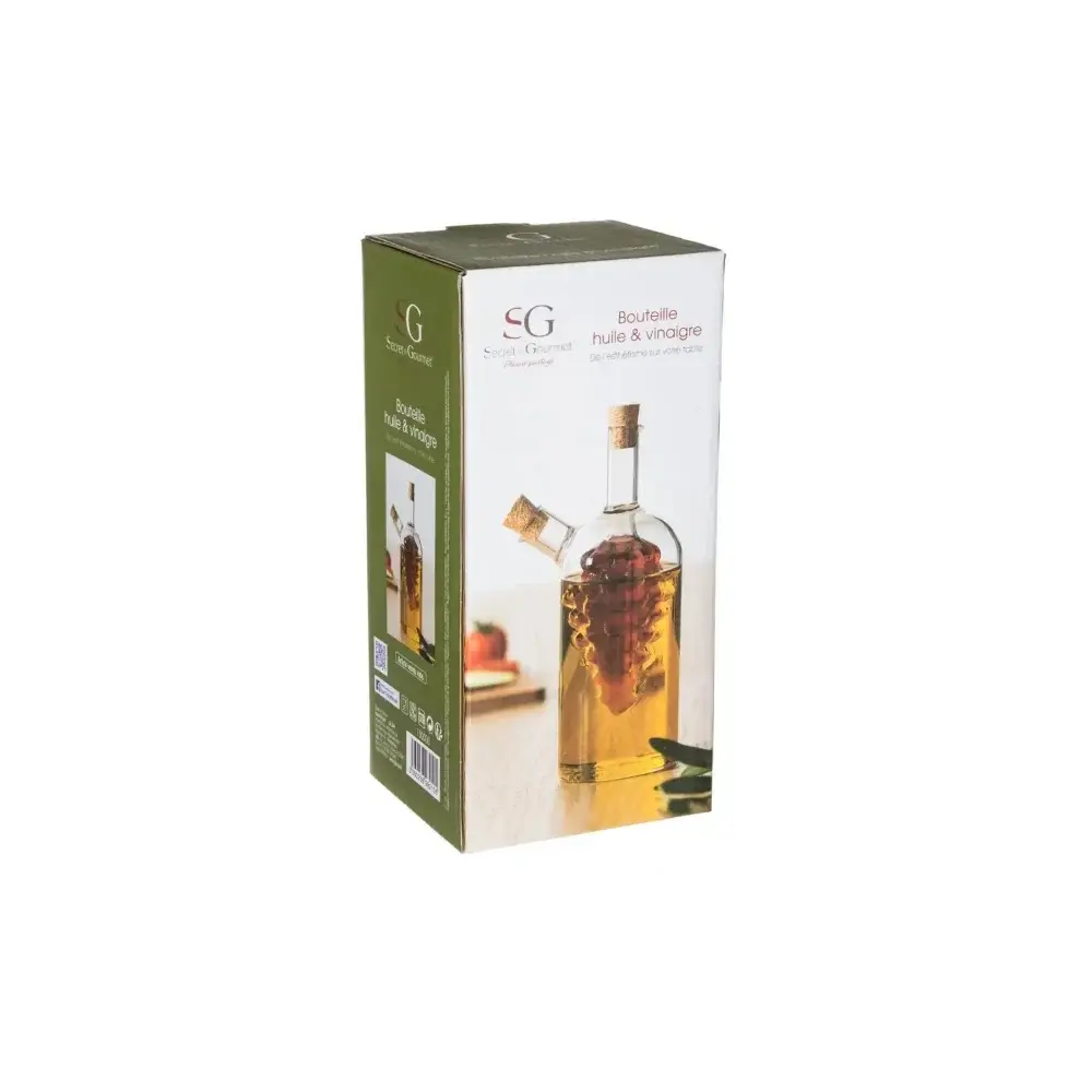 5FIVE Bottiglia Olio & Aceto 2 in 1 Raisin 17 cm – Design elegante
