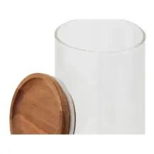 5FIVE Espositore spezie in legno di acacia con 9 barattoli