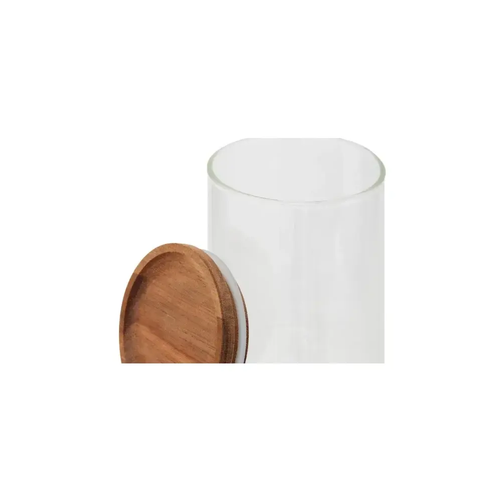 5FIVE Espositore spezie in legno di acacia con 9 barattoli