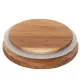 5FIVE Espositore spezie in legno di acacia con 9 barattoli
