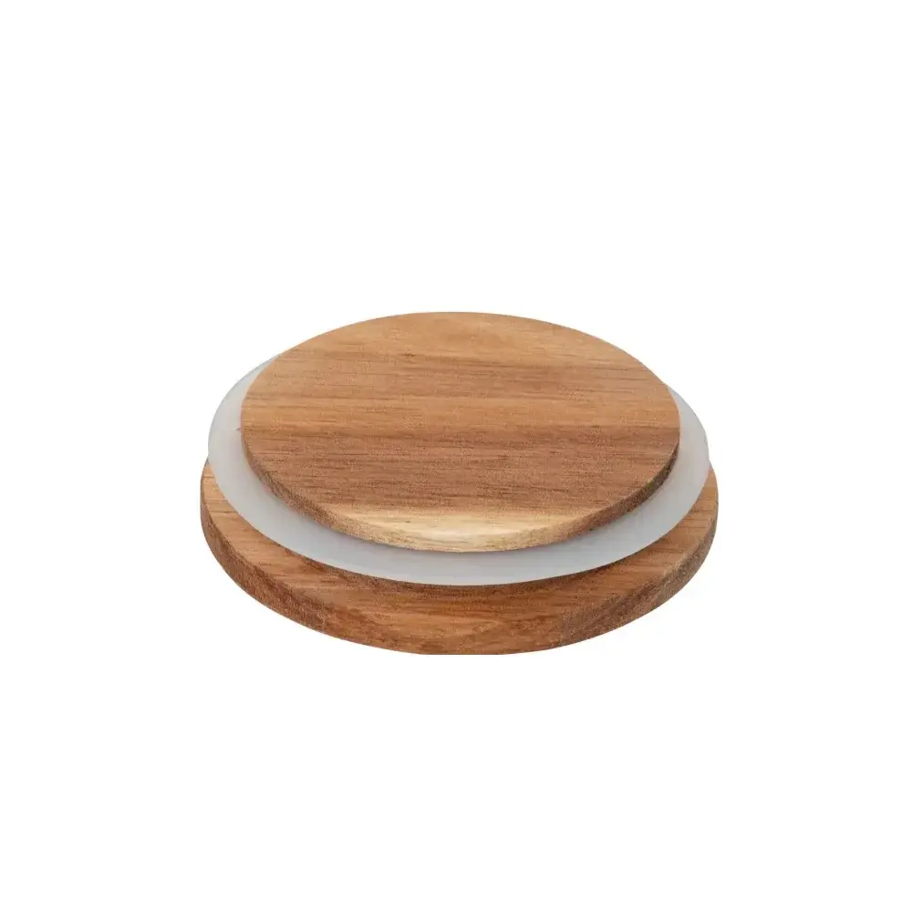 5FIVE Espositore spezie in legno di acacia con 9 barattoli