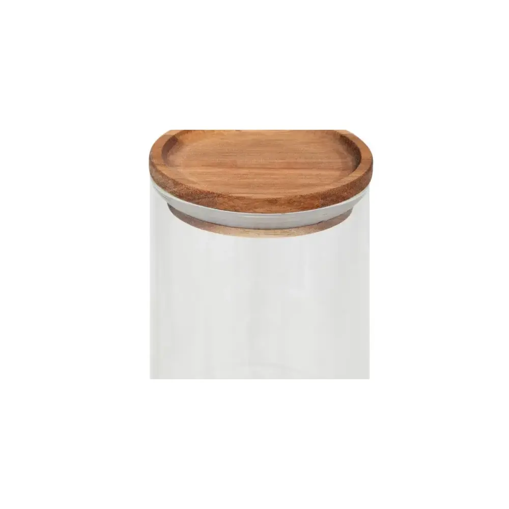 5FIVE Espositore spezie in legno di acacia con 9 barattoli