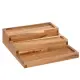5FIVE Espositore spezie in legno di acacia con 9 barattoli