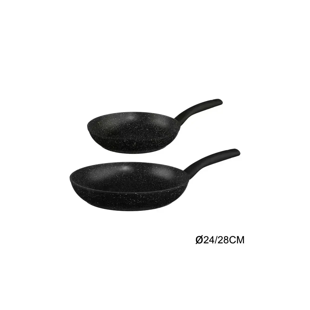 Caractère Set di 2 Pentole Alluminio 24/28 cm – Manici Ergonomici