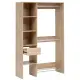 Scaffale Dika con Guardaroba MDF 118x39x180 cm - Generoso Casalinghi