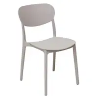 5FIVE Sedia plastica tortora impilabile 193556D