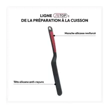 Spatola 151376 Ricurva Silicone 5FIVE – Silicone, 36,5 cm