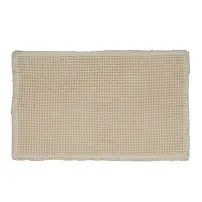 Tappeto Bagno Waffle 5FIVE 50x80 cm Beige in Poliestere